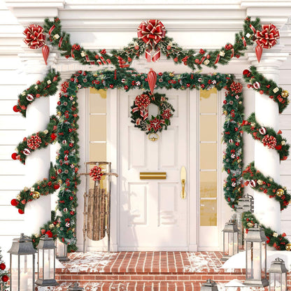 Bar Door Hanging Decoration Christmas Encryption Cane