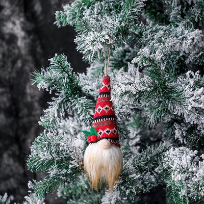Tree Pendant Small Hanging Knitted Luminous Faceless Doll Doll Dwarf