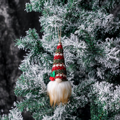 Tree Pendant Small Hanging Knitted Luminous Faceless Doll Doll Dwarf
